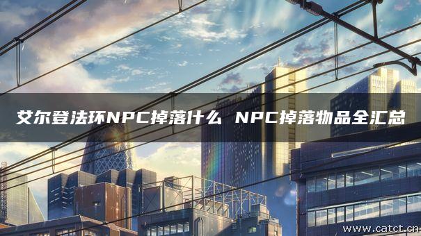 艾尔登法环NPC掉落什么 NPC掉落物品全汇总 艾尔登法环NPC掉落什么 NPC掉落物品全汇总