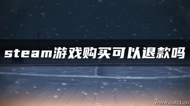 steam游戏购买可以退款吗